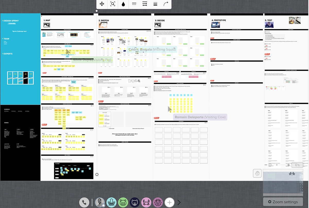 Remote design sprint